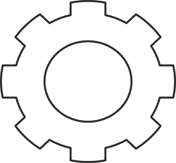 Gear Clip Art At Clker - Smart Contract Logo Png (600x556)