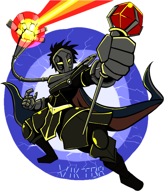 Viktor The Machine Herald By Liptan - Cartoon (650x650)