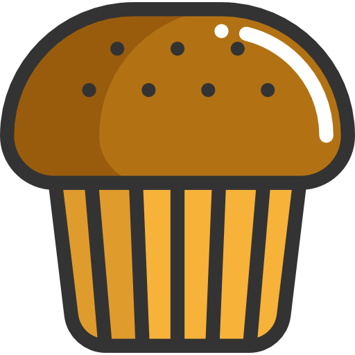 Muffin Bakery Cupcake Clip Art - Cartoon Muffin Png (512x512)