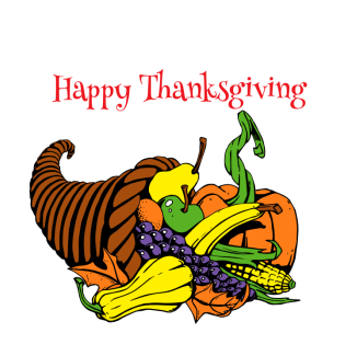 Thanksgiving Car Magnet - Car (350x350)