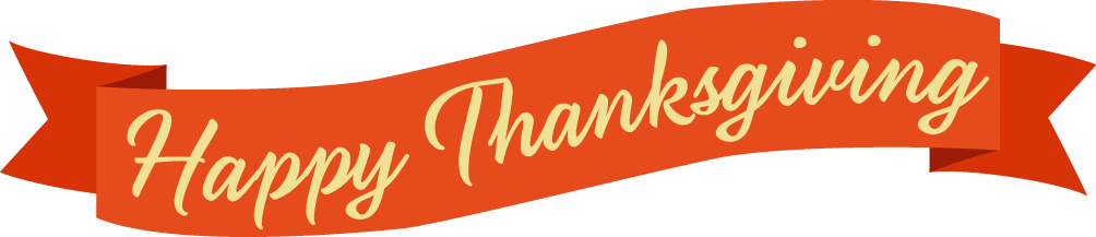 Graphics For Thanksgiving Banner Png Graphics - Happy Thanksgiving Banner Png (1004x217)