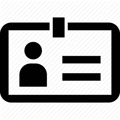 Schooling Without Id Card - Identity Card Icon Png (512x512)