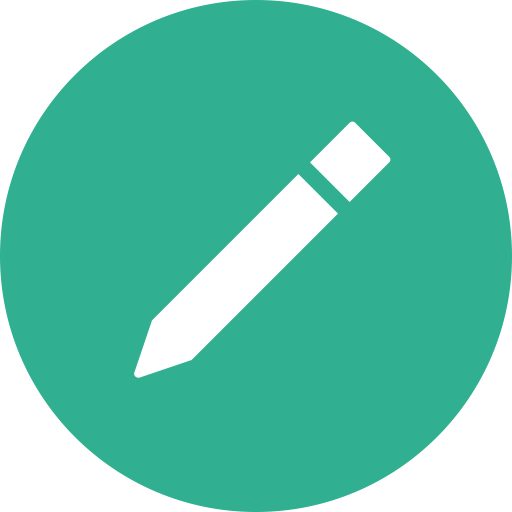 Web Ui Color - Edit Circle Icon Png (512x512)