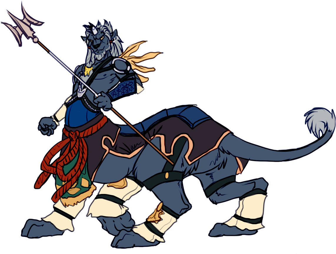 Kimahri-taur Joined Your Party - Cartoon (1200x910)