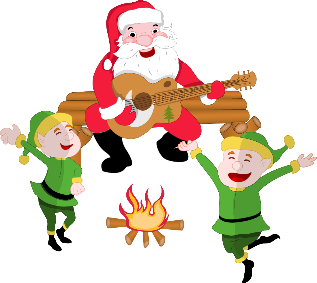 The Elf On The Shelf Santa Claus Reindeer Christmas - The Elf On The Shelf Santa Claus Reindeer Christmas (1099x981)