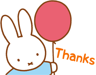 Excellent Miffyus Family Stickers Tv Tokyo Corporation - Bunny Miffy (420x320)