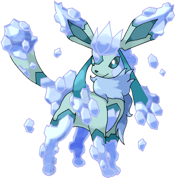 Mega Glaceon Fresh Snow Pokemon Thank You Chrisj-alejo - Mega Evolucion De Glaceon (1032x774)