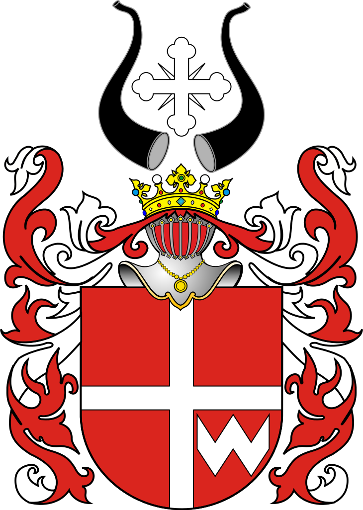 Herb Dębno - Heraldic Skull (730x1026)