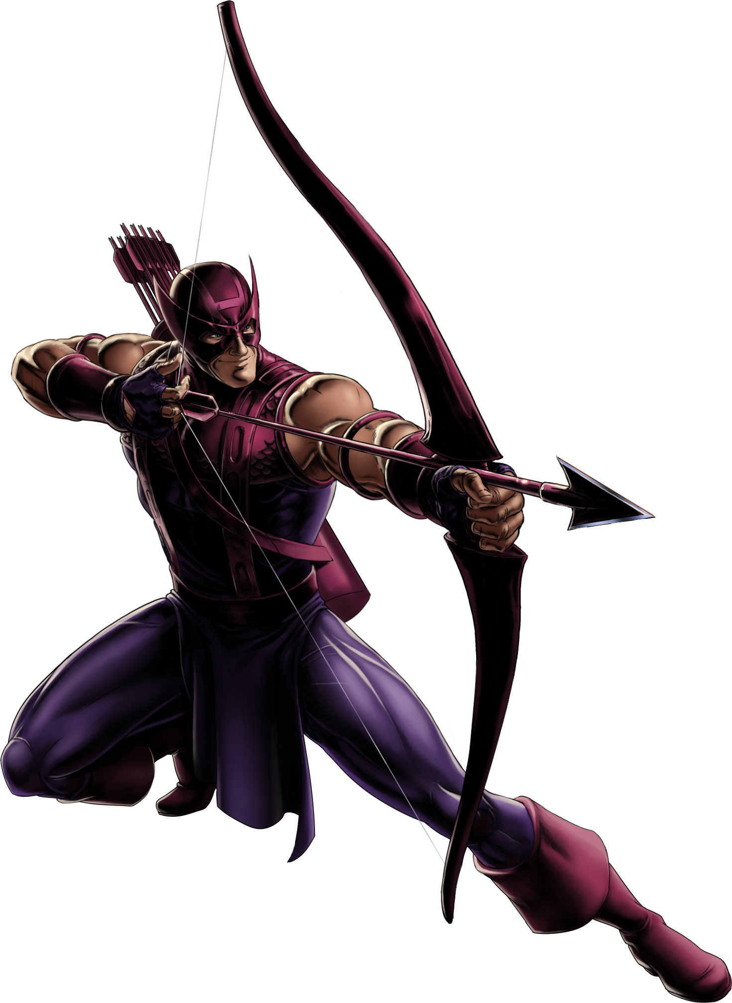 Avengers Clipart Hawkeye - Hawkeye Marvel Avengers Alliance (1471x2016)