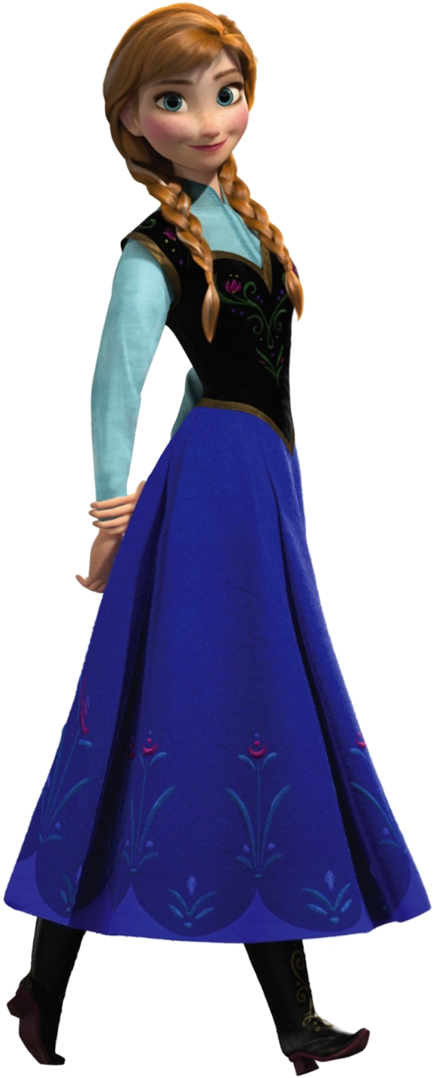 Frozen Pretty Clipart 016 - Anna Png (737x1600)