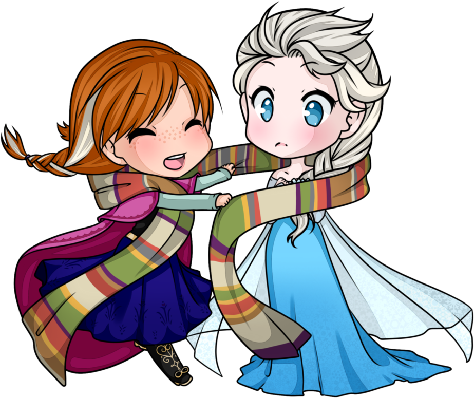 Elsa Anna By Electrorobo - Elsa (975x819)