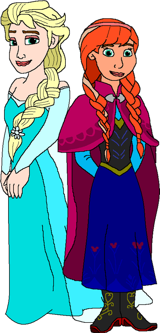Anna And Elsa - Best Friendship Anna And Elsa (672x1176)