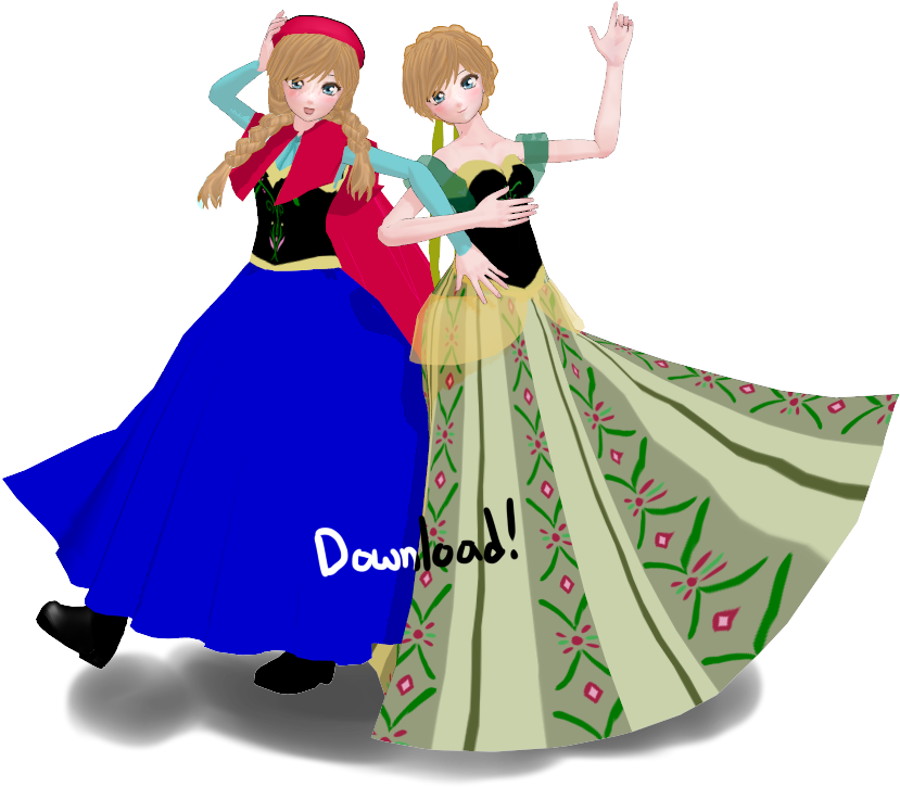 Mmd Anna Model Download By Robieyn - Anna (850x763)