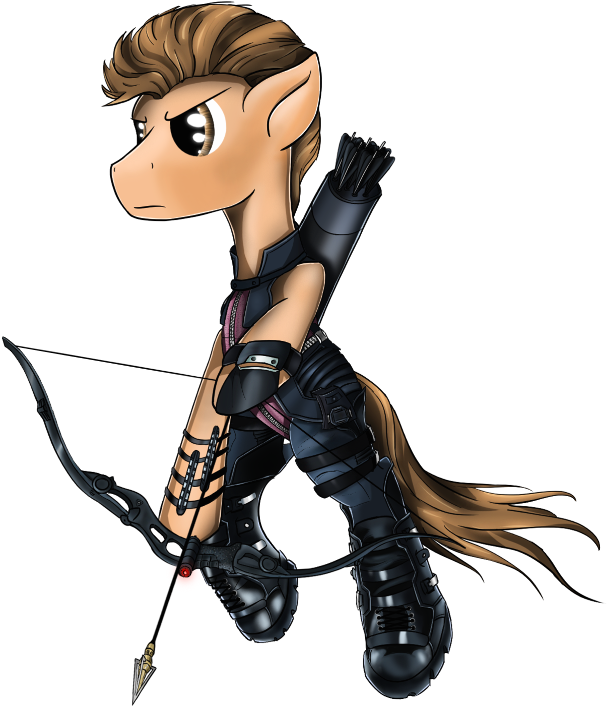 Hawkeye By Flamevulture17 - Cartoon (1280x1520)