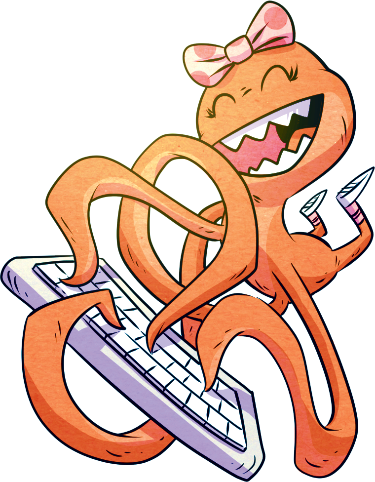 33 - Keyboard Master - Cartoon (760x976)