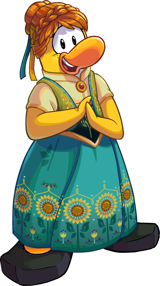 Anna Frozen Fever - Club Penguin Frozen Fever (525x938)