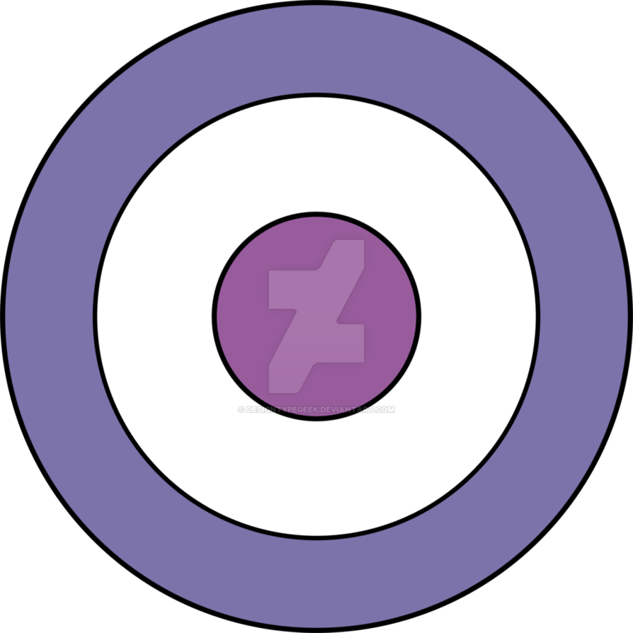 Purple Target Design, Inspired By Hawkeye By Designtypegeek - İstanbul Başakşehir F.k. (894x894)
