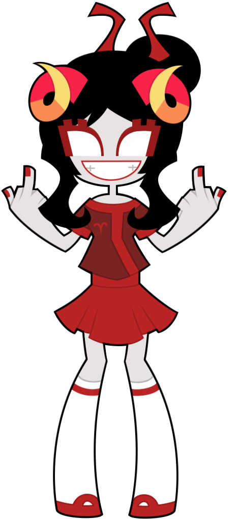 Damara Megido By Nekozneko - Homestuck (479x1024)