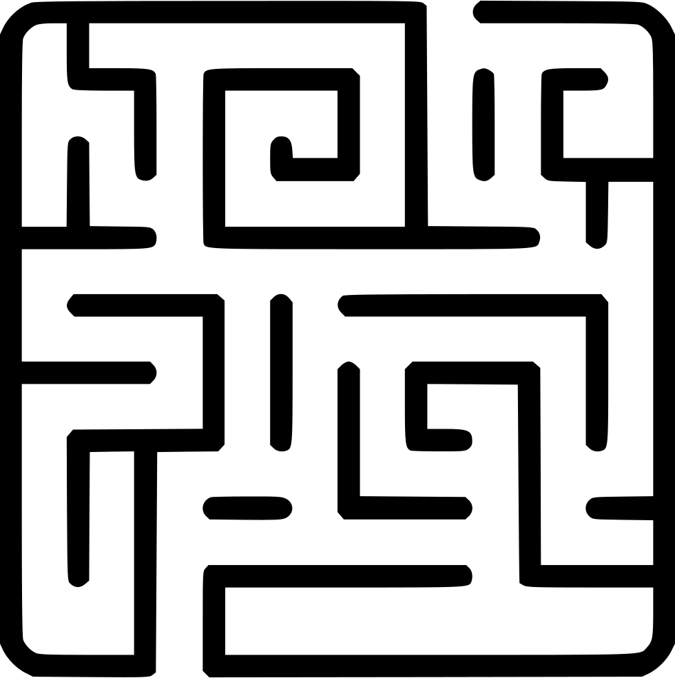 Labyrinth Comments - Maze Flat Icon (980x984)