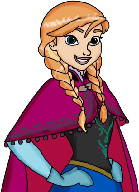 Anna Vector By Dulcechica19 Anna Vector By Dulcechica19 - Frozen Anna Vector (1024x840)