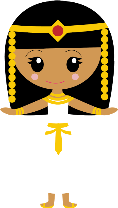 Moroccan - Egyptian Slave Girl Clipart (436x720)