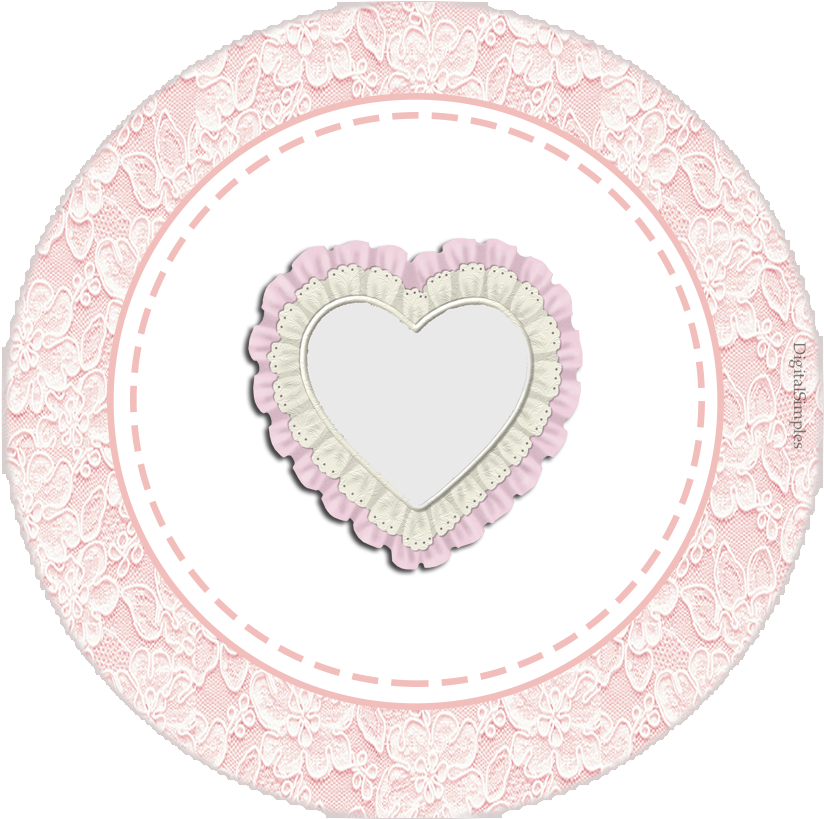Baptism Pink Free Printable Kit 020 - Heart (850x850)