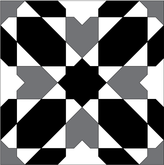 Get Notified Of Exclusive Freebies - Black White Bold Modern Moorish Tile Pattern Wristlet (566x800)