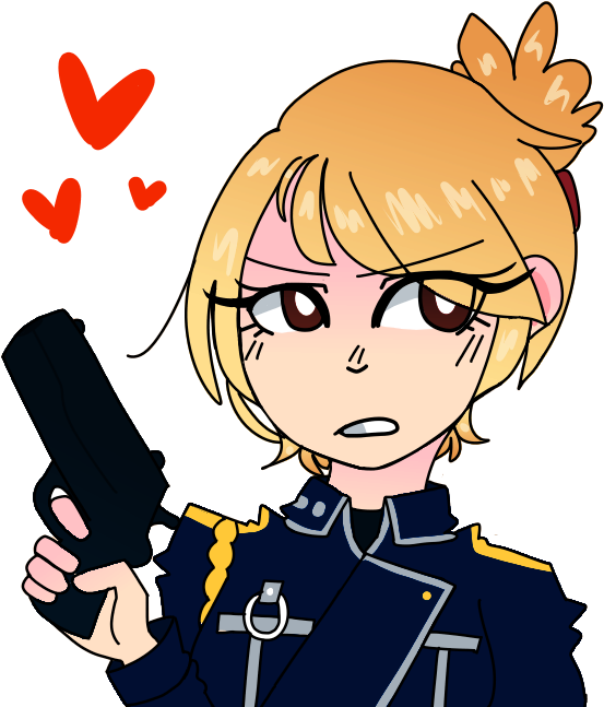 Riza Hawkeye By Kagamemes - Cartoon (650x650)