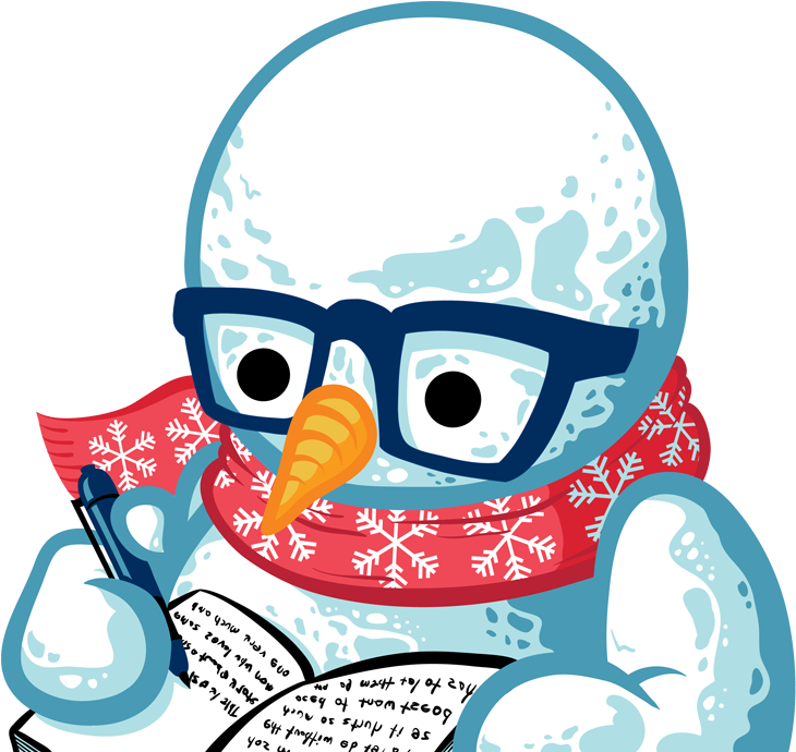 Snowman Smaller - Oakmont Carnegie Library (750x750)