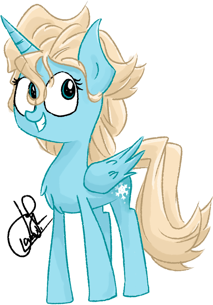 Pony By Elzielai Elsa - Cartoon (1024x1024)