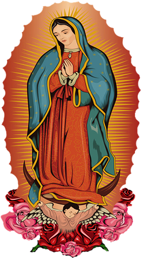 Oraciones Virgen De Guadalupe - Virgen De Guadalupe Animada (293x512)