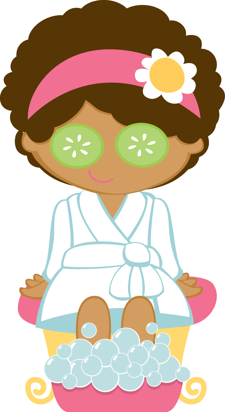 Chiquititas Spa Fiestas Spa Para Ni As Fiestas Infantiles - Girls Spa Party (873x1599)