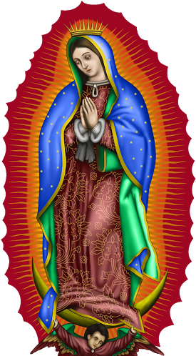 Hermosa Virgen De Guadalupe - Virgin Mary De Guadalupe (1000x1563)
