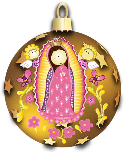 Imágenes De La Virgen De Guadalupe Para Niños - Navidad Con La Virgen De Guadalupe (409x496)