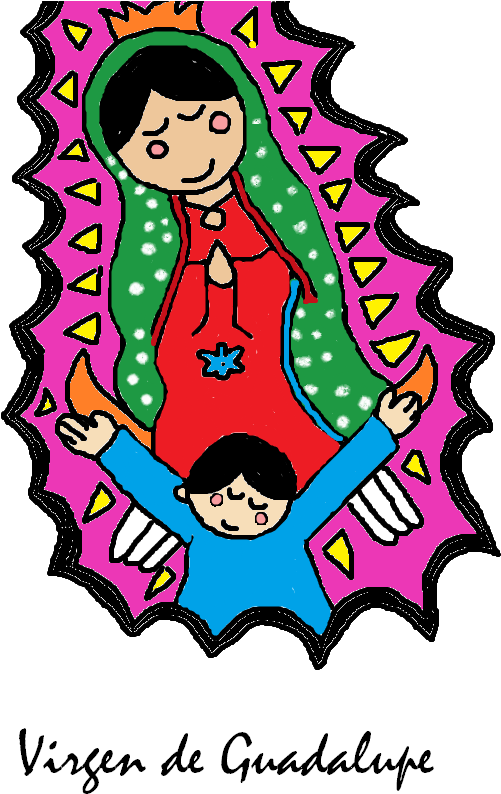 Virgen De Guadalupe By Nekobirthday - Mary (540x864)