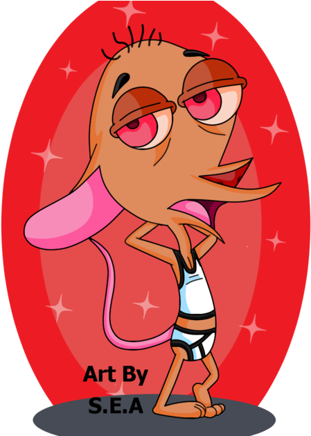 Ren And Stimpy-ren The Underwear Model By Skunkynoid - Ren And Stimpy Underwear (600x627)