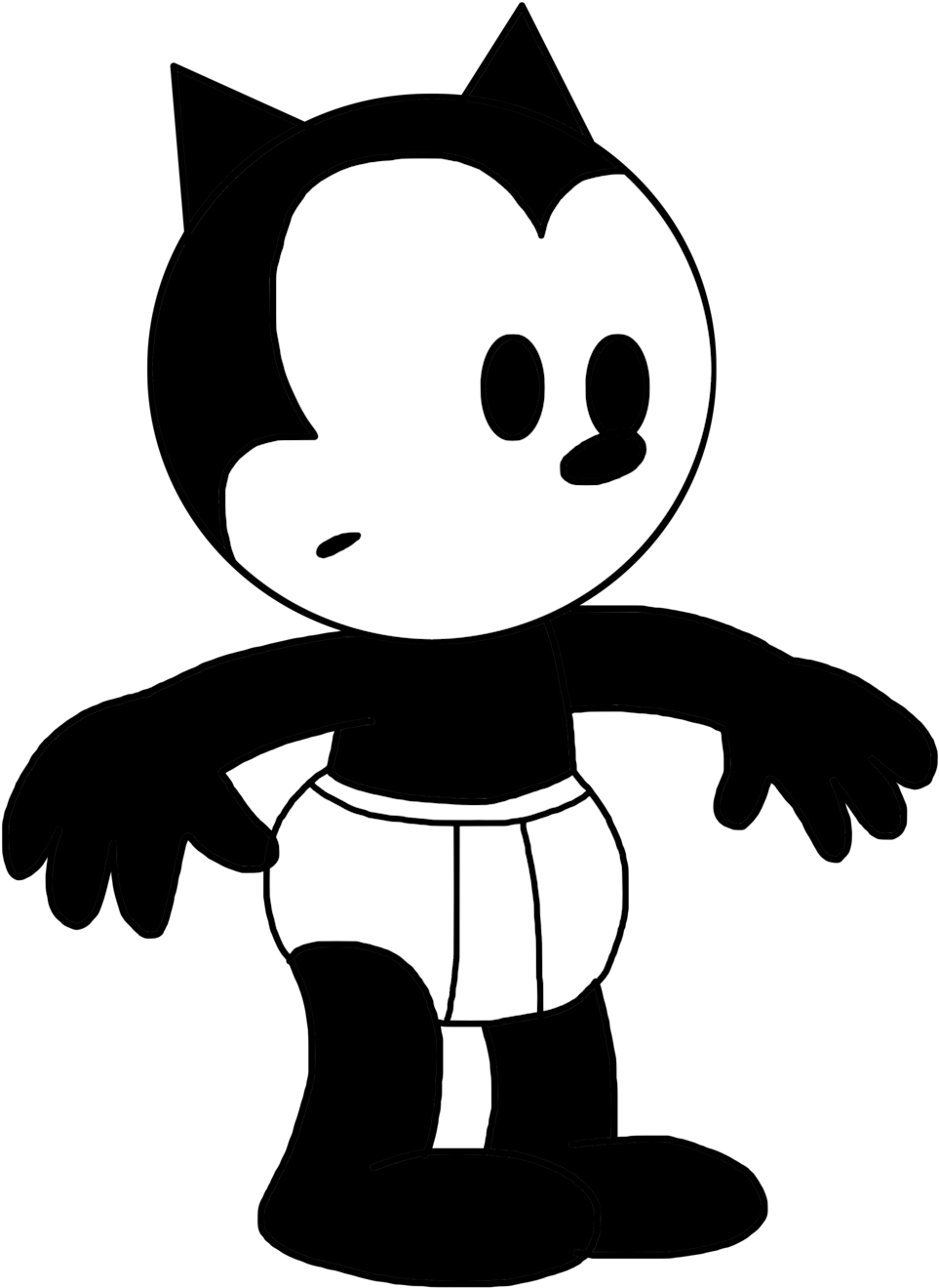 Homer The Cat In Underwear By Marcospower1996 - Homer (1600x1600)