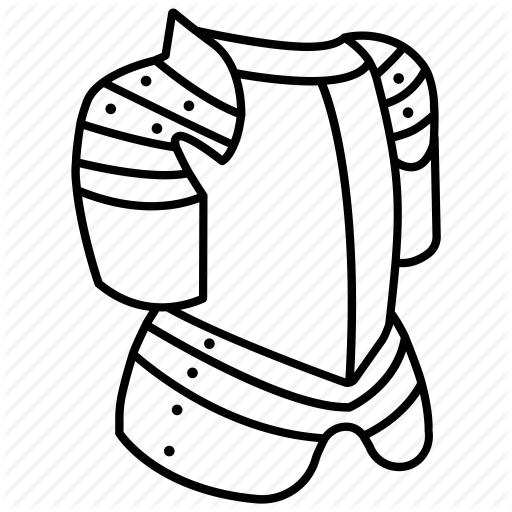 Drawn Armor Chest Plate - Chest Plate Armor Drawing (512x512)
