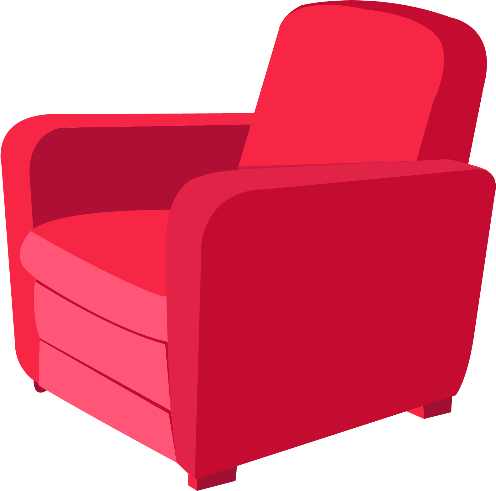 Chair Furniture Stool Couch - Armchair Png Vector (2083x2083)