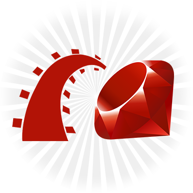 Ruby - Ruby On Rail Logo (397x398)