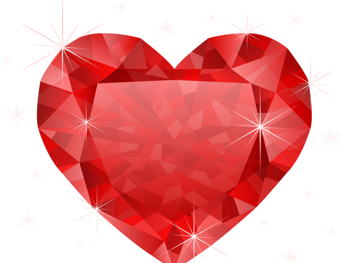 Ruby Heart Wallpaper Hd Wallpapers13 Com - Red Crystal Heart Png (915x515)