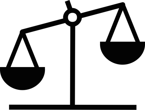 Gavel Clipart Free - Scale Clipart (500x379)