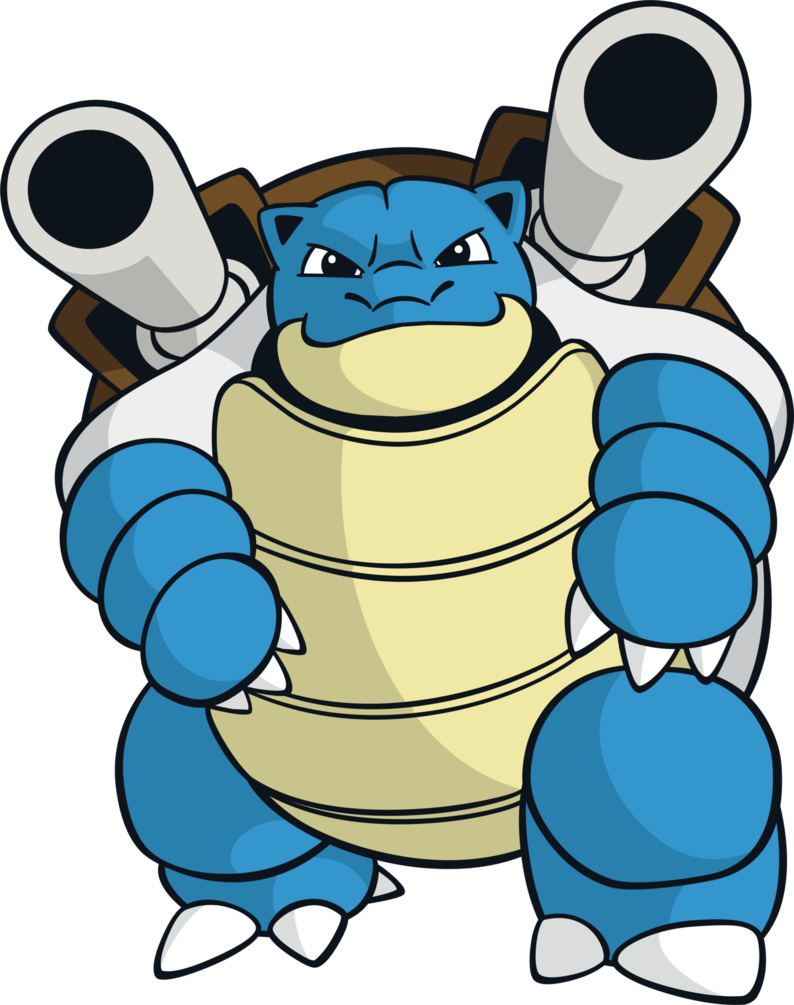 Blastoise By Monstermmorpg Blastoise By Monstermmorpg - Blastoise From Cartoon (794x1005)