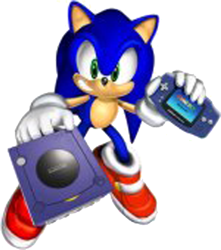 Sonic The Hedgehog Clipart Nintendo - Game Boy Advance Sp Sonic The Hedgehog (764x864)