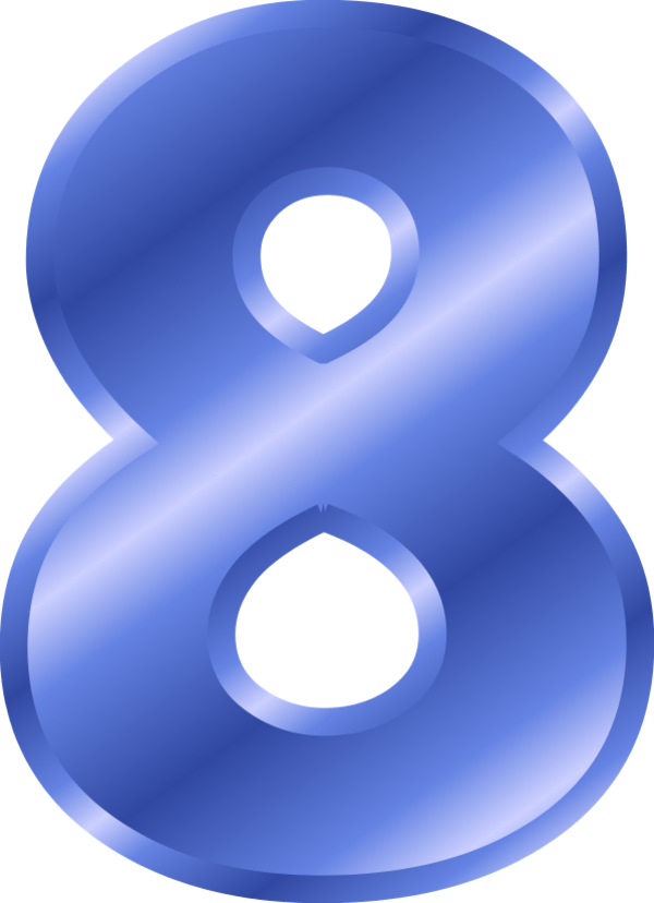 Number 8 Png - Number 8 Clipart (600x828)