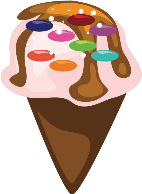 Ice Cream Cone Icing Cupcake - Ice Cream Cone Icing Cupcake (700x700)