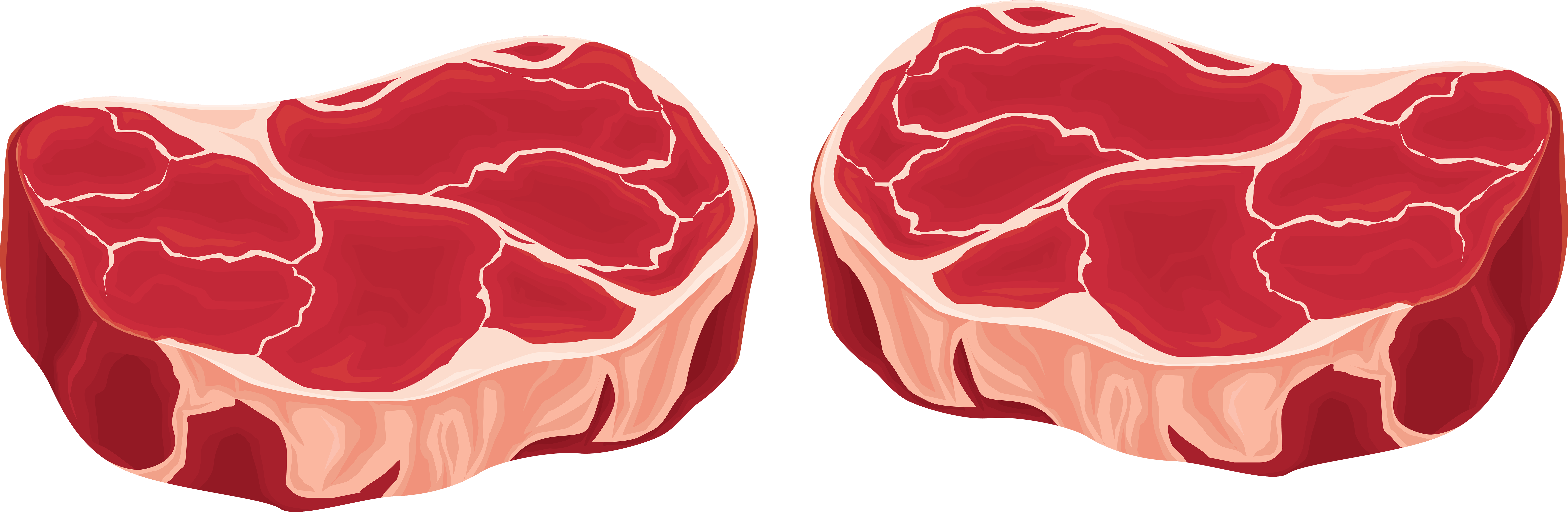 Steak Clipart Transparent - Bbq Steak Vector Png (8000x2763)