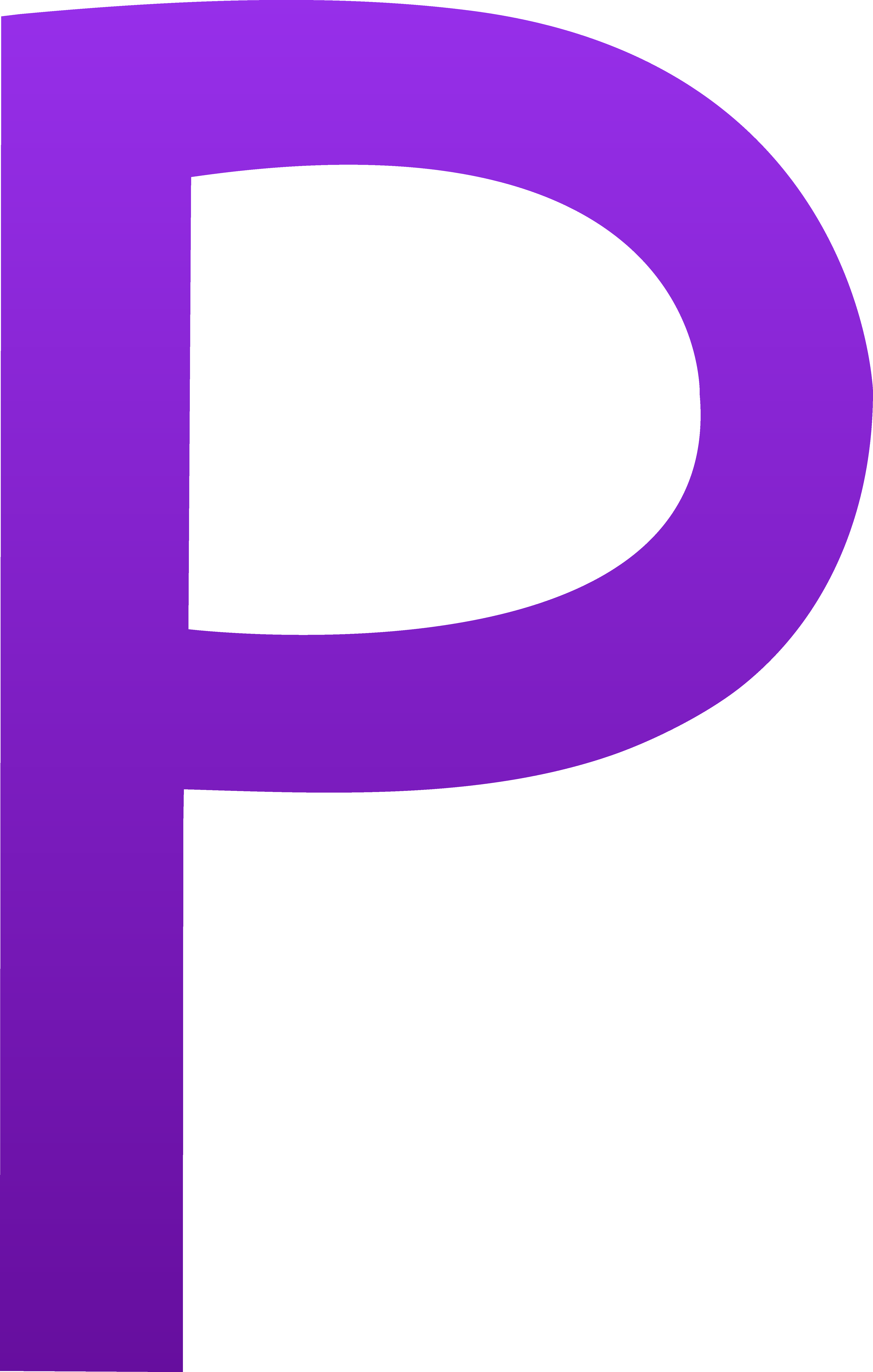 Letter P Clip - Clipart Of Letter P (4553x7156)
