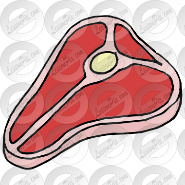 T Bone Steak Drawing Steak T Bone Clipart Clip Art - Fast Food (380x380)