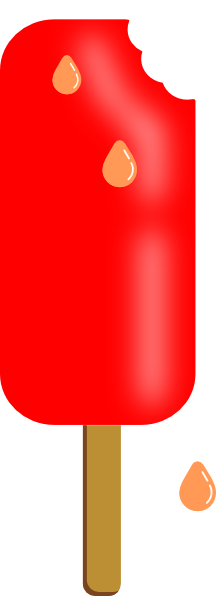 Red Popsicle Clip Art At Vector Clip Art - Red Popsicle Clipart Png (216x596)